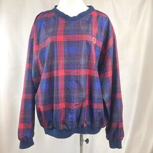 Vintage 90s Mens (XL) TWENTY‎ X WRANGLER Plaid Pullover Windbreaker Gorp Norm